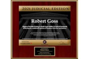 2021 Juditial editon Robert Goss