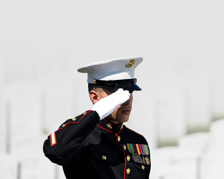 Marine Saluting